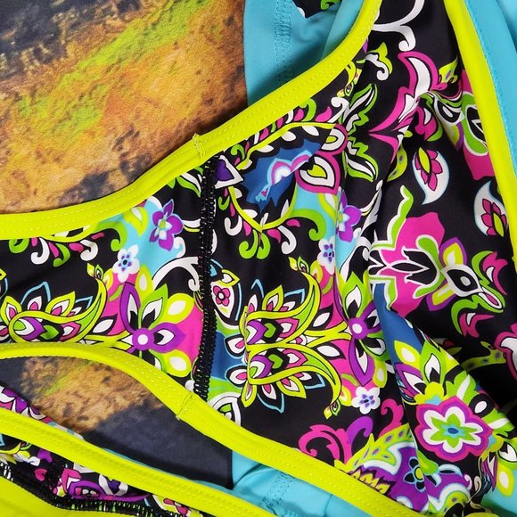 Athleta Tankini, Rashguard & Reversible Bikini Bottom Bundle sz L EXCELLENT - Picture 4 of 16